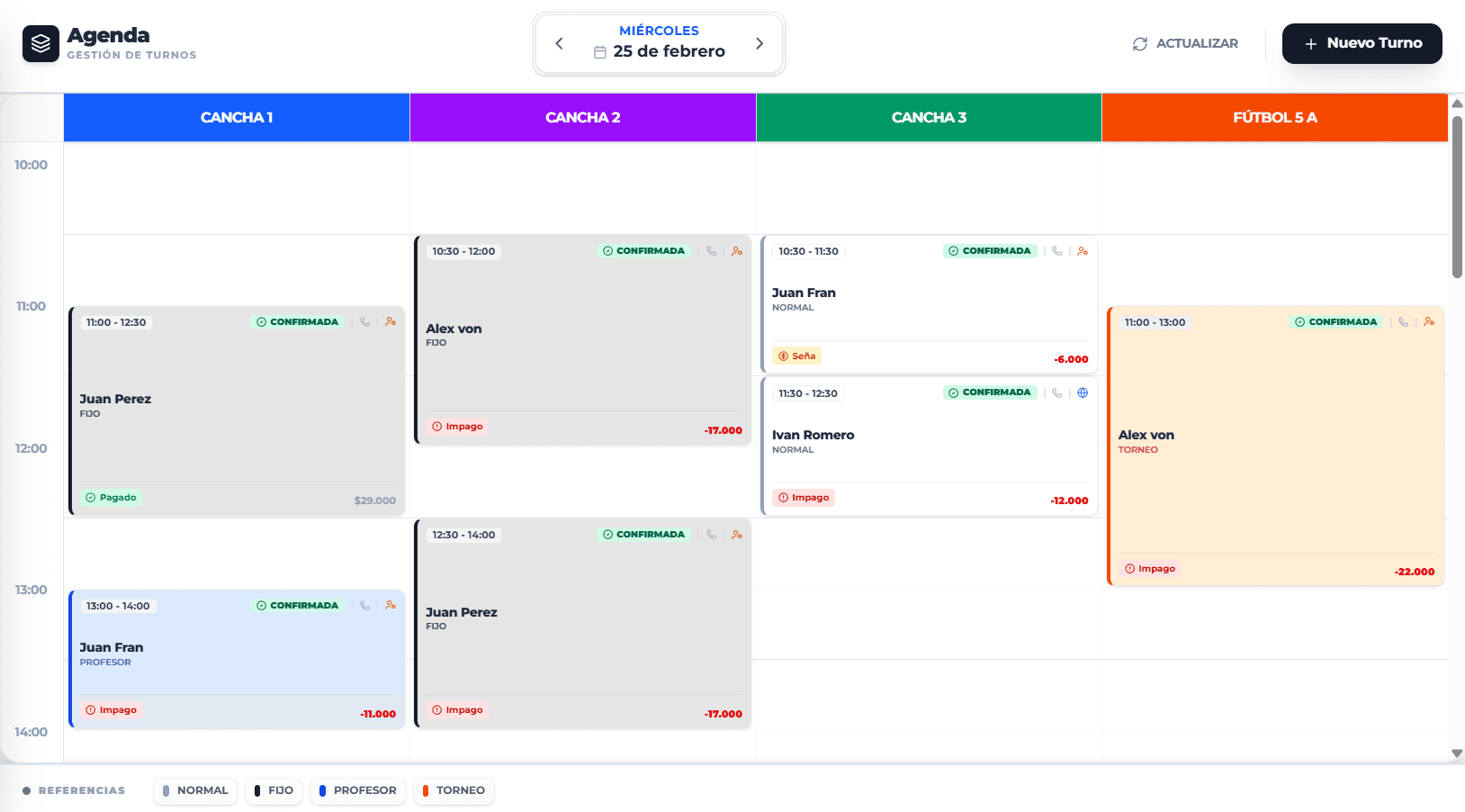 Las reservas y los pagos entran solos